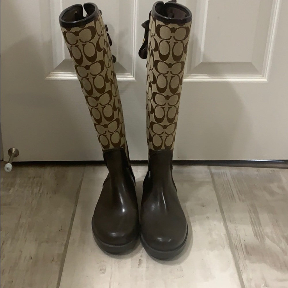 Coach Tristee Signature C Women's Rainboots Boots